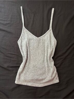 Mossimo Supply Co. Merle Ribbed V-Neck Spaghetti-Strap Camisole